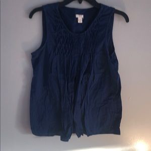 J Crew sleeveless blouse